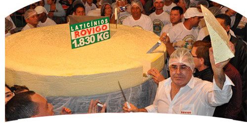 Rovigo produz mais uma vez seu queijo Minas Frescal gigante