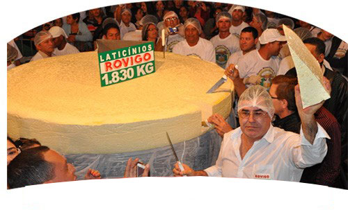 Rovigo produz mais uma vez seu queijo Minas Frescal gigante