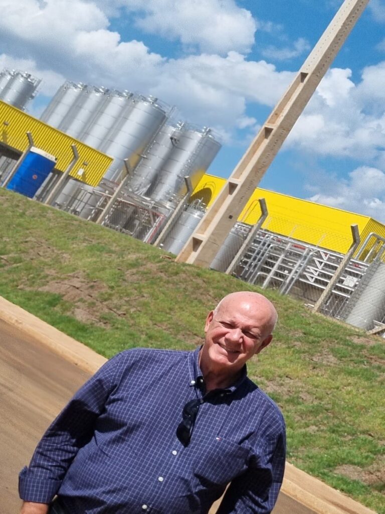 Fabio Scarcelli na inauguração da nova fábrica da Piracanjuba