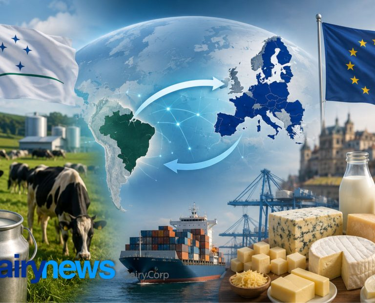 Acordo Mercosul União Europeia impõe novo teste de competitividade para a cadeia láctea brasileira.